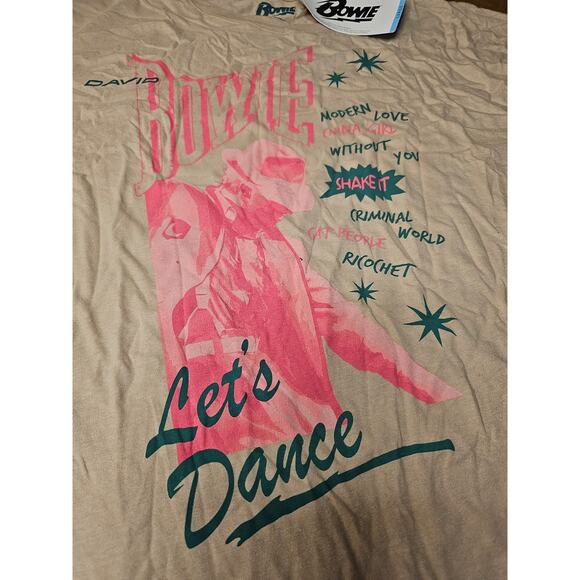 Nwt David Bowie Band Tee Womens Large Tshirt Music Top (772/773/774) - Picture 2 of 4